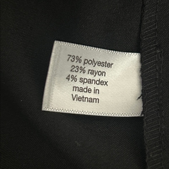 Lane Bryant Classic Black Wide-Leg Dress Pants with Elastic Waist Work Trousers - Picture 7 of 8